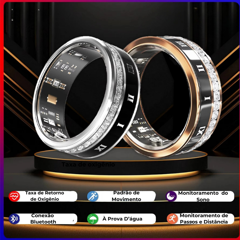 V2 DIAMONT SMART RING: Tecnologia Sofisticada na Ponta dos Dedos