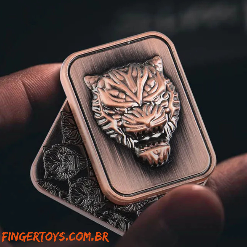 TIGER HEAD MAGNETIC FIDGET SLIDER: Poder e Elegância na Palma da Sua Mão