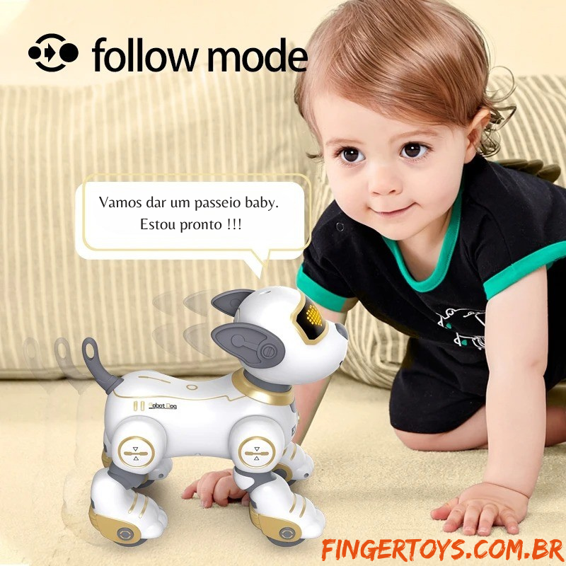 SMART STUNT DOG – O CÃO ROBÔ INTELIGENTE QUE TRANSFORMA DIVERSÃO EM DESCOBERTAS!