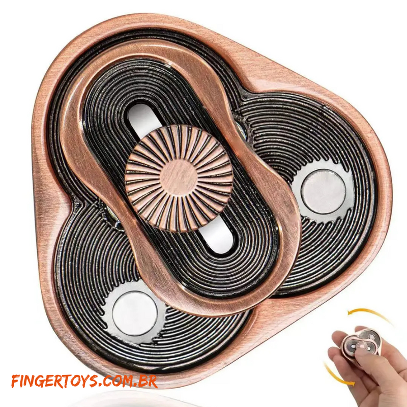 TRIANGULAR ROTATION MAGNETIC SLIDER: Alívio do Estresse com Estilo e Inovação