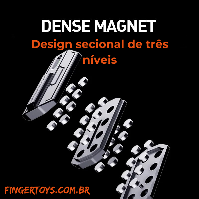PULSE: O Slider Fidget Magnético Ciberpunk