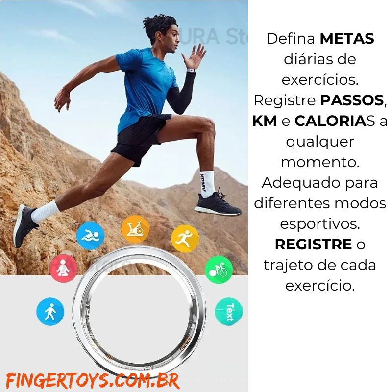 V2 DIAMONT SMART RING: Tecnologia Sofisticada na Ponta dos Dedos