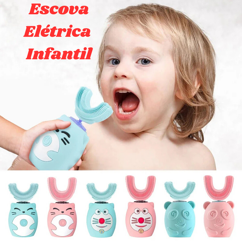 Escova de Dentes Elétrica Infantil Divertida Sonic: A Higiene Bucal Divertida e Eficiente para os Pequenos