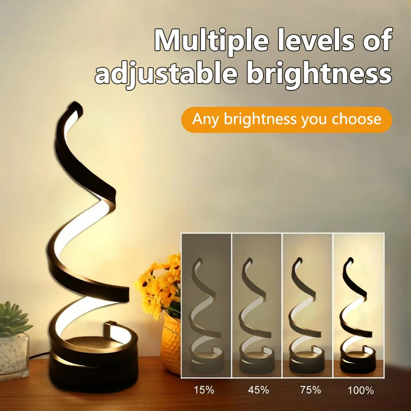 Luminária de Mesa LED Dimmerizável: Design Moderno e Iluminação Versátil para Seu Espaço