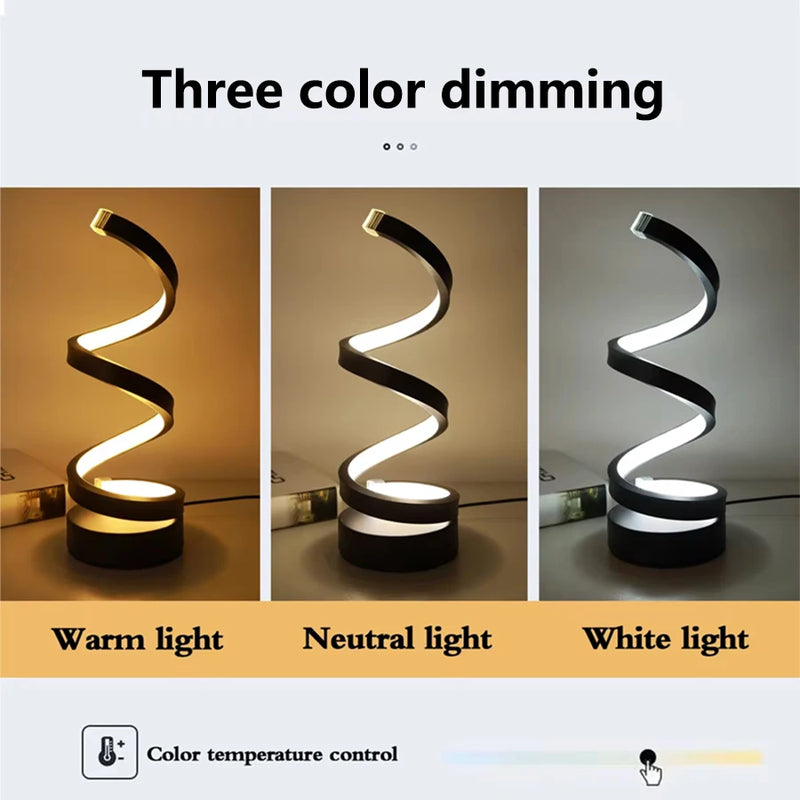 Luminária de Mesa LED Dimmerizável: Design Moderno e Iluminação Versátil para Seu Espaço