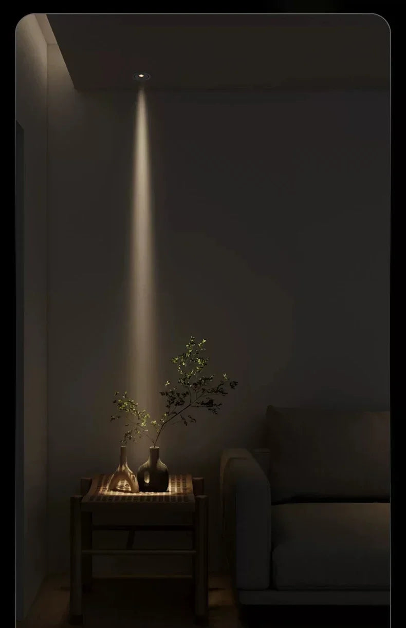 Spotlight LED de Feixe Pequeno SUNS 2 : Iluminação Precisa e Elegante