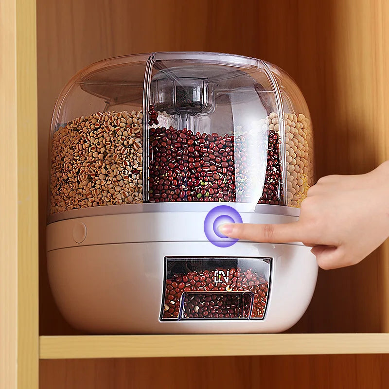 Dispensador de Cereais 360 Graus de Rotação  -  6 em 1