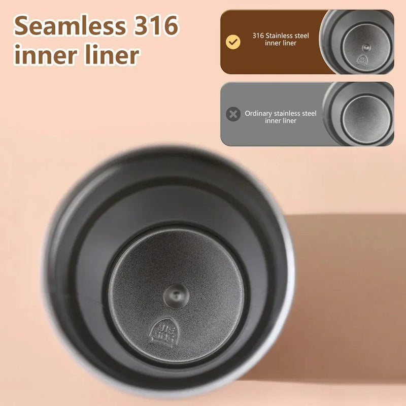 Garrafa Térmica Inteligente com Display de Temperatura - Beba com Estilo e Precisão!