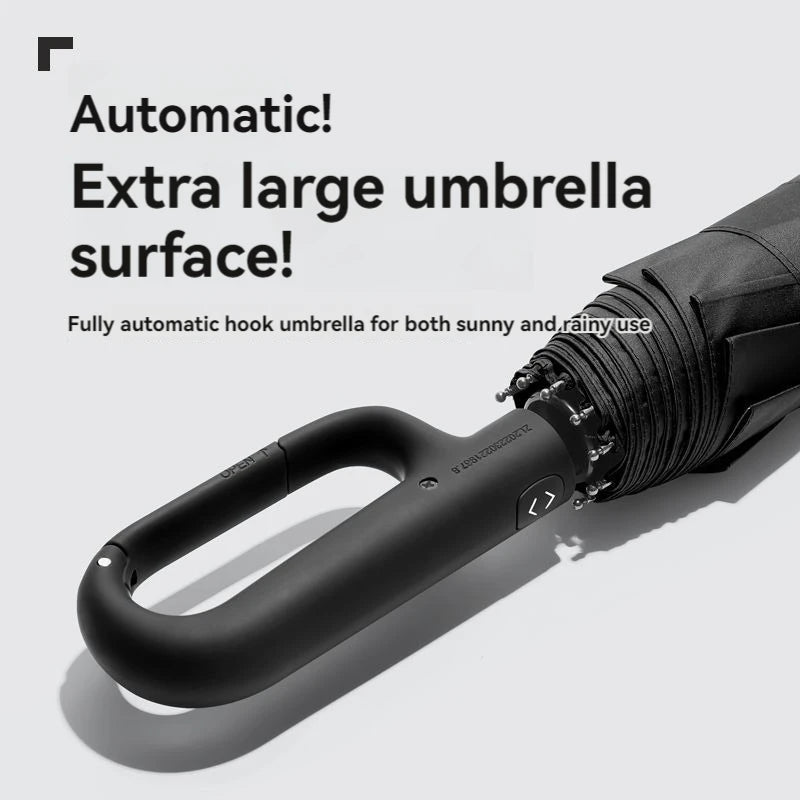 Guarda-Chuva Automático Reforçado com 20 Varetas - Proteção Total Contra Sol e Chuva!