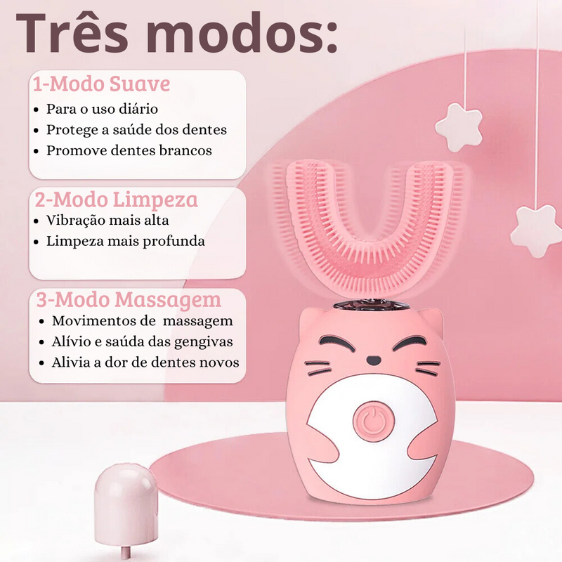 Escova de Dentes Elétrica Infantil Divertida Sonic: A Higiene Bucal Divertida e Eficiente para os Pequenos
