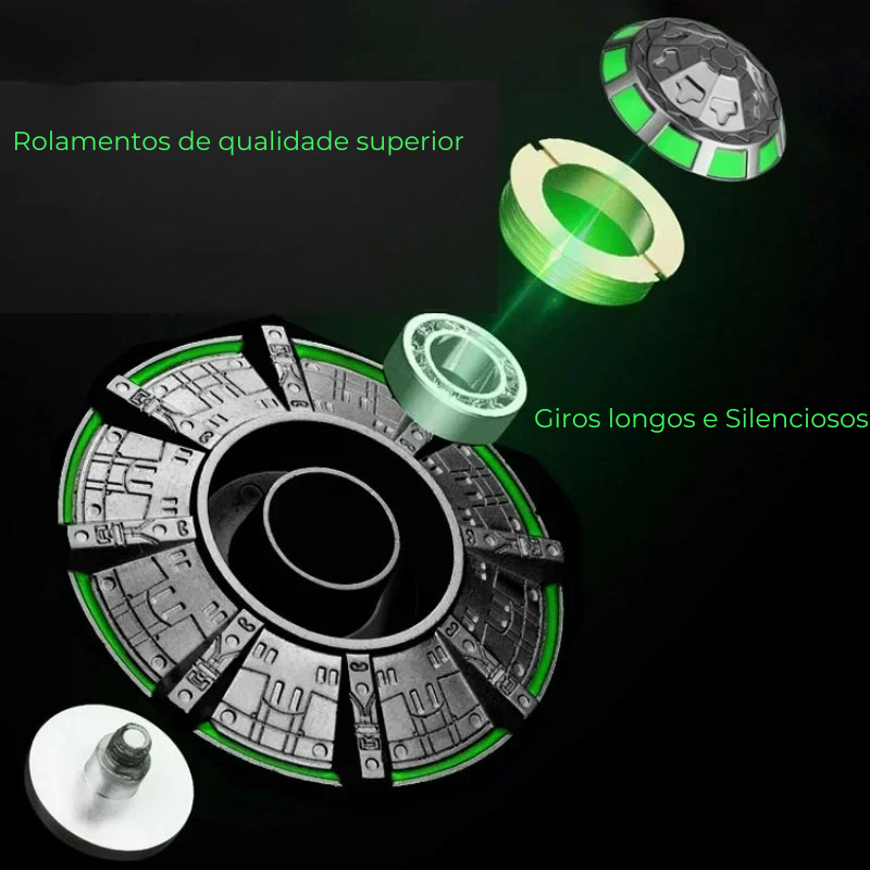 STELLAR ORBIT Spinner : Tecnologia luminosa e engenharia de precisão